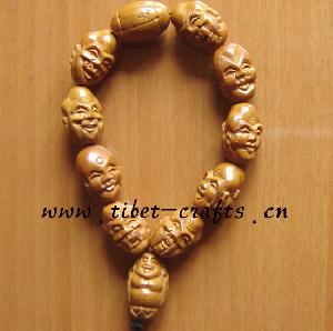 wood buddha bracelet