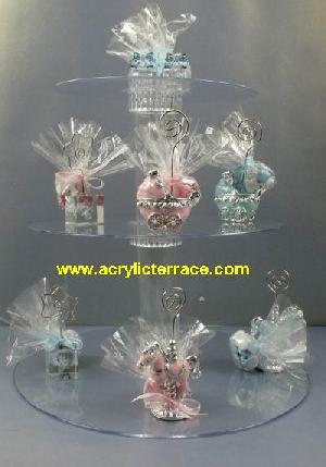 3 Tier Cupcake Stand Acrylic