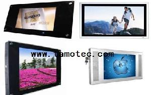 auto announcement video advertising gps lcd system