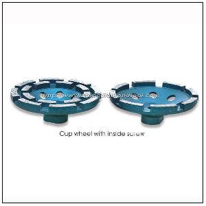 Cup Wheel With Inside Screw