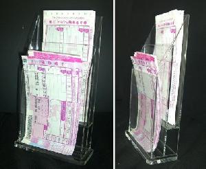 2 Tiers Acrylic Brochure Holder