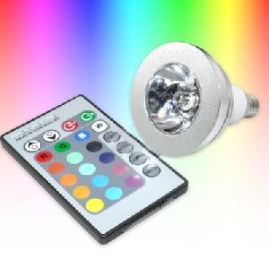 5w e27 remote control rgb led bulb