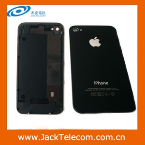 Iphone 4 Back Glass Full Assembly Black Original