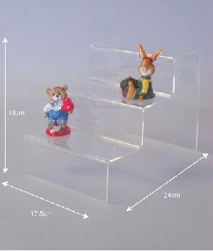 Acrylic / Perspex Display Steps