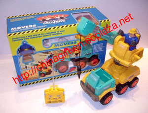 electric mighty movers crane truck rtr rc construction vehicle