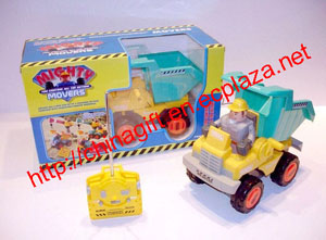 electric mighty movers dump truck r c vehicle