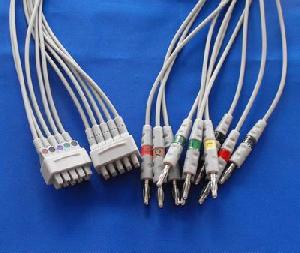 Ge-marquette Mac-500 One Piece Ekg Cable, Iec, Banana 4.0