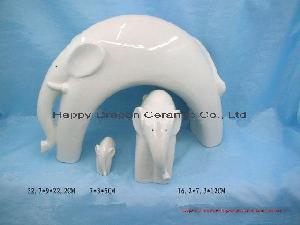 ceramic elephant animal home decoration decorative arts giftware figurines table decor