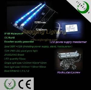 4pcs 9w Waterproof Led Aquarium Light Bar