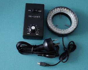 yk l64t stereo microscope led ring light 61mm