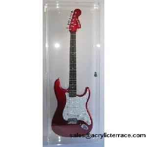 acrylic lockable guitar display case