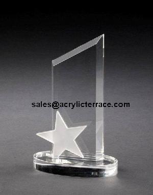 acrylic lucite award trophy