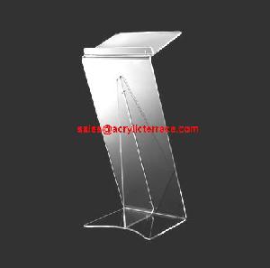 acrylic z lectern