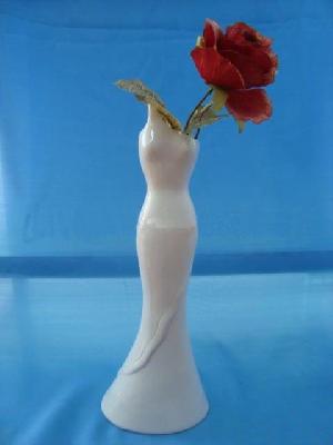 Ceramic Elegant Vase, Lady Shape Vases, Home Decoration, Art Decoration, Flower Vase