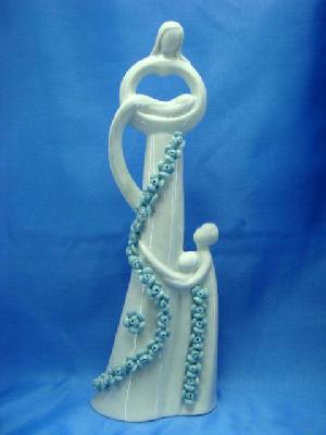 ceramic wedding figurines cake topper bride broom