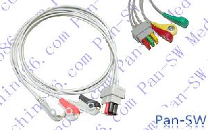 Datex-ohmeda Tres Plomo Derivaciones Del Ecg