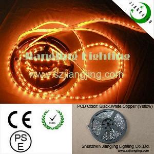 Black Pcb Waterproof Led Tape / Led Rope Ribbon Light