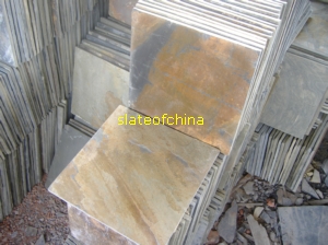 Multicolor Wall Slate Tiles, Wall Cladding And Paver From Slateofchina