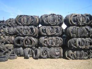 steel wire tyre recycling baling