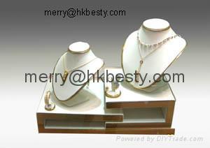 Jewellery Display Neck Stands With Trays