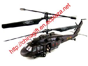 3ch Black Hawk R / C Helicopter With Gyro