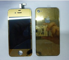 gold iphone 4 kits assembly front lcd panel home button