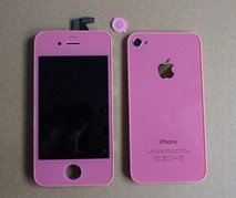 pink iphone 4 kits front lcd digitizer panel home button