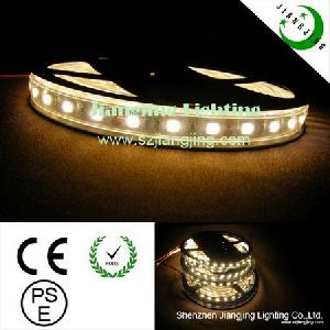 Warm White Flexible Led 5050 Smd Ribbon Light With Silicon Tube