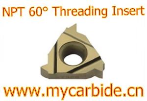 National Pipe Thread 60 Threading Inserts