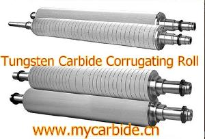 tungsten carbide corrugating roll