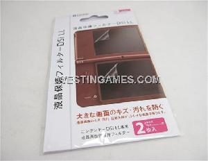 Anti-scratch Screen Protector Film Set For Ndsi Xl / Dsi Ll 2-piece Set