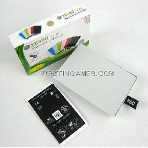 Internal Hard Drive Hdd Housing Shell Case Diy Clip And Lock Greyish White For Xbox360 Slim Oem