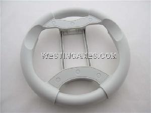 Racing Wheel White For Xbox 360 Slim Wireless Controller