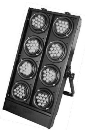 led 8 eye audience light