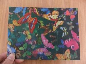 3d lenticular sticker cards label supplier