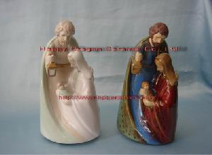 ceramci holy family nativity holiday decoration religious crafts