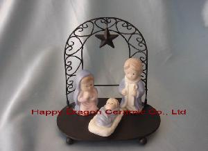 ceramic mini holy family nativity christian giftwares souvenirs