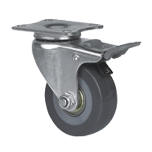 2 Inch Pu Caster With Wheel Brake