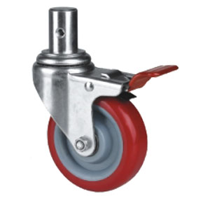 Scaffolding Caster With Round Stem