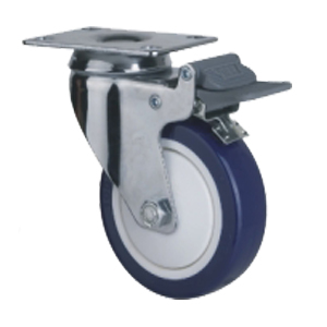 Shopping Trolley Caster Wheel With Brake