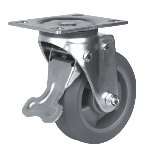 swivel heavy duty caster brake