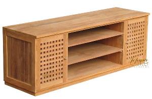 teak buffet tv stand