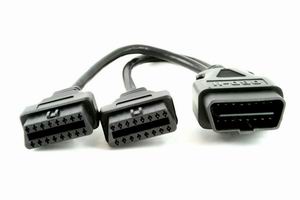 Obd2 Splitter Cable From Setolink J1962m To 2-j1962f Y-cable