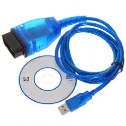 Vag-com V409.1 Usb Vehicle Obd / Obd2 Cable With Software Cd