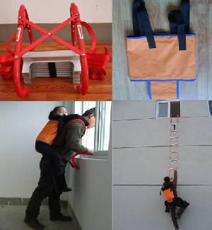 escape ladder w kid backpack