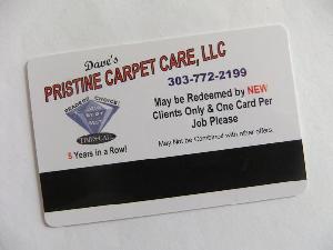 Plastic Gift Card With Hi-co Or Lo-co Magnetic Stripe