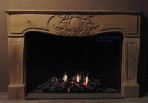 wood carved mantels fireplaces