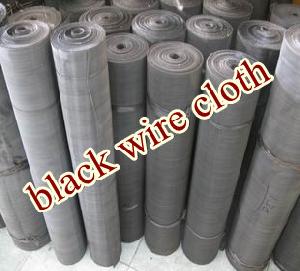 Black Iron Wire Cloth, Filtering Mesh