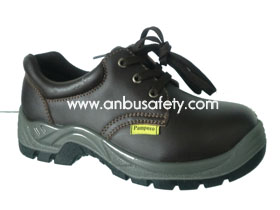 smooth leather safety shoes