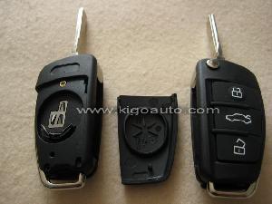 audi a6l flip key case